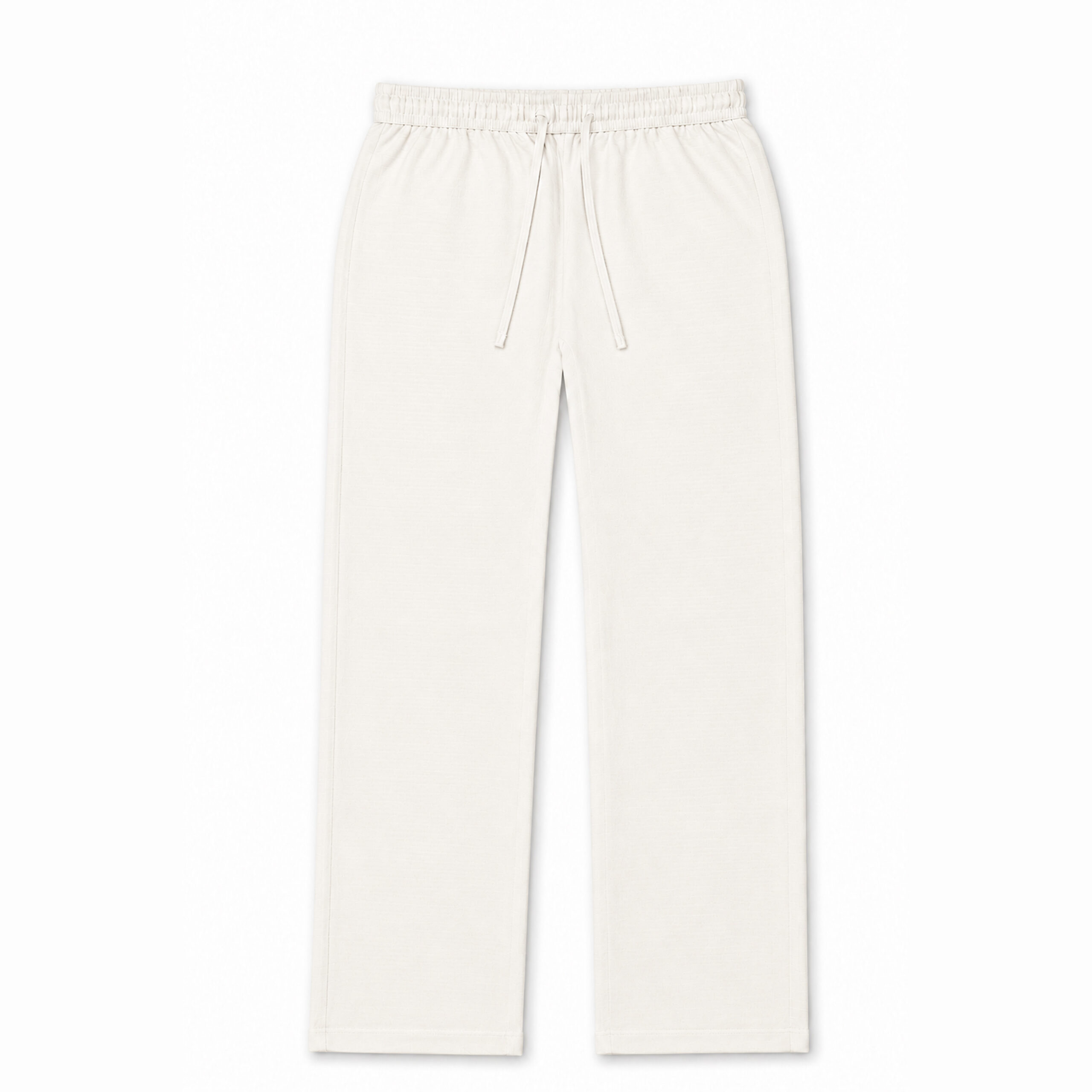 Relaxed Fit Linen Blend Trousers - Image 6