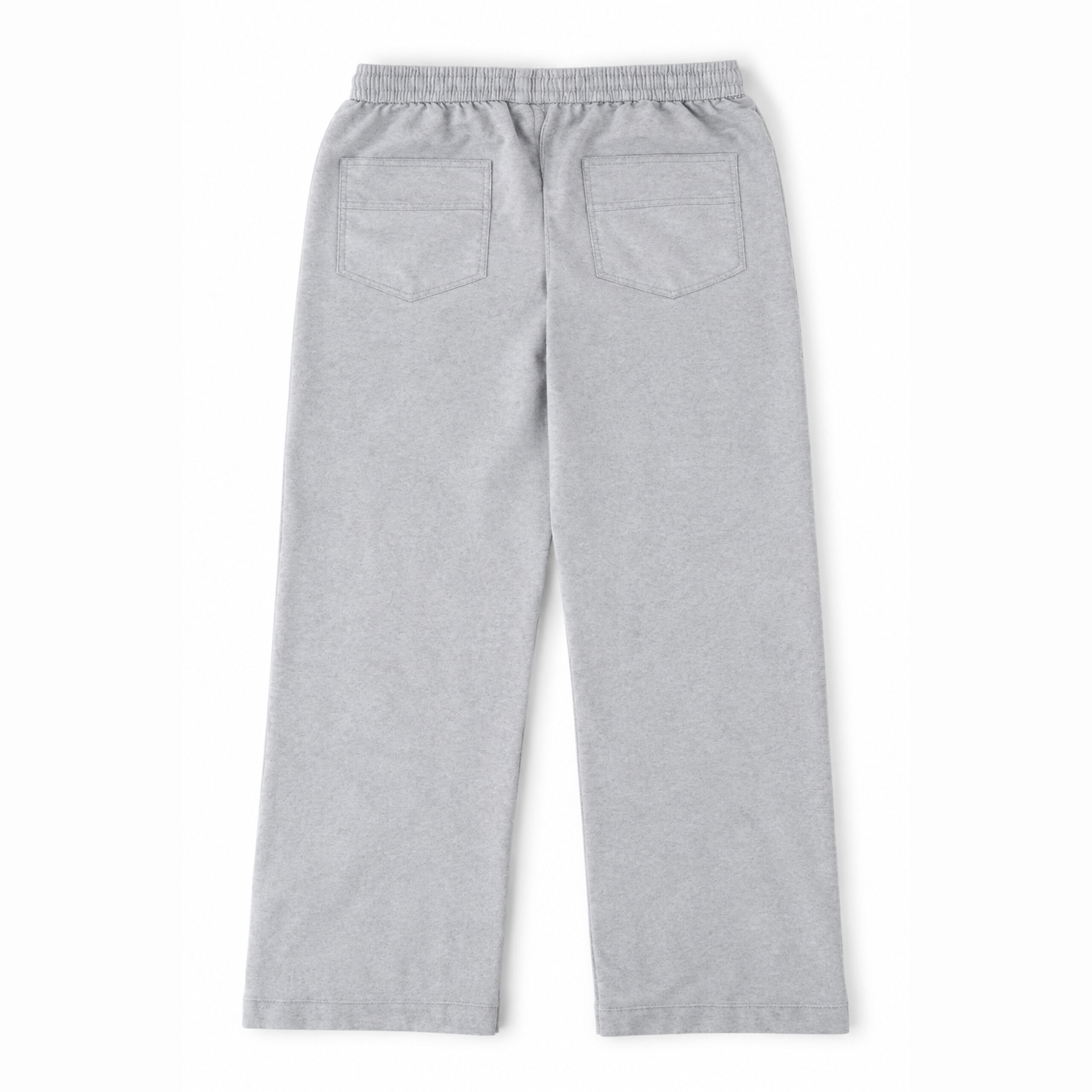 Baggy Fit Textured Cotton Trousers - Image 5