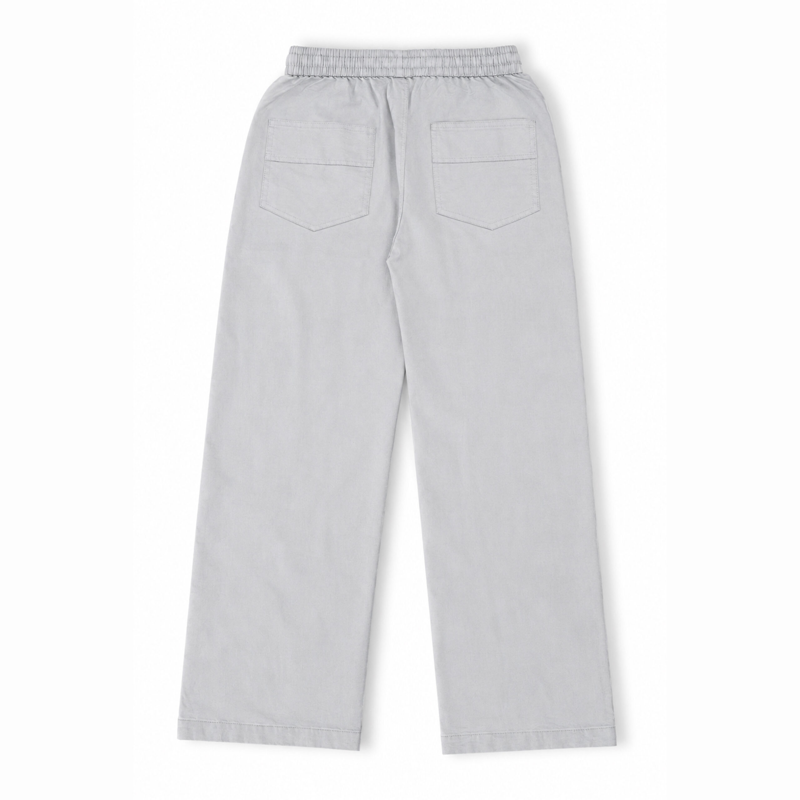 Baggy Fit Textured Cotton Trousers - Image 14