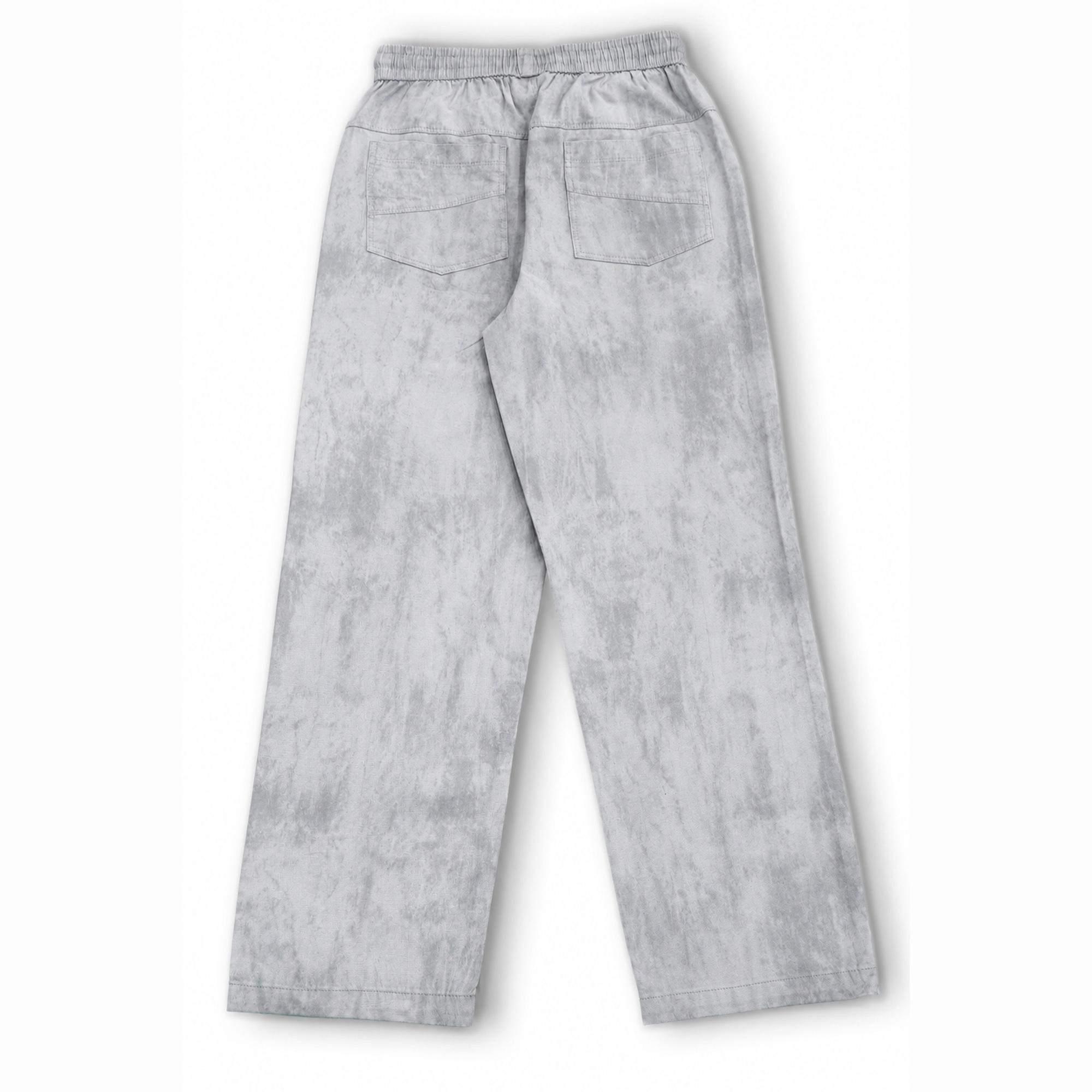 Baggy Fit Textured Cotton Trousers - Image 5