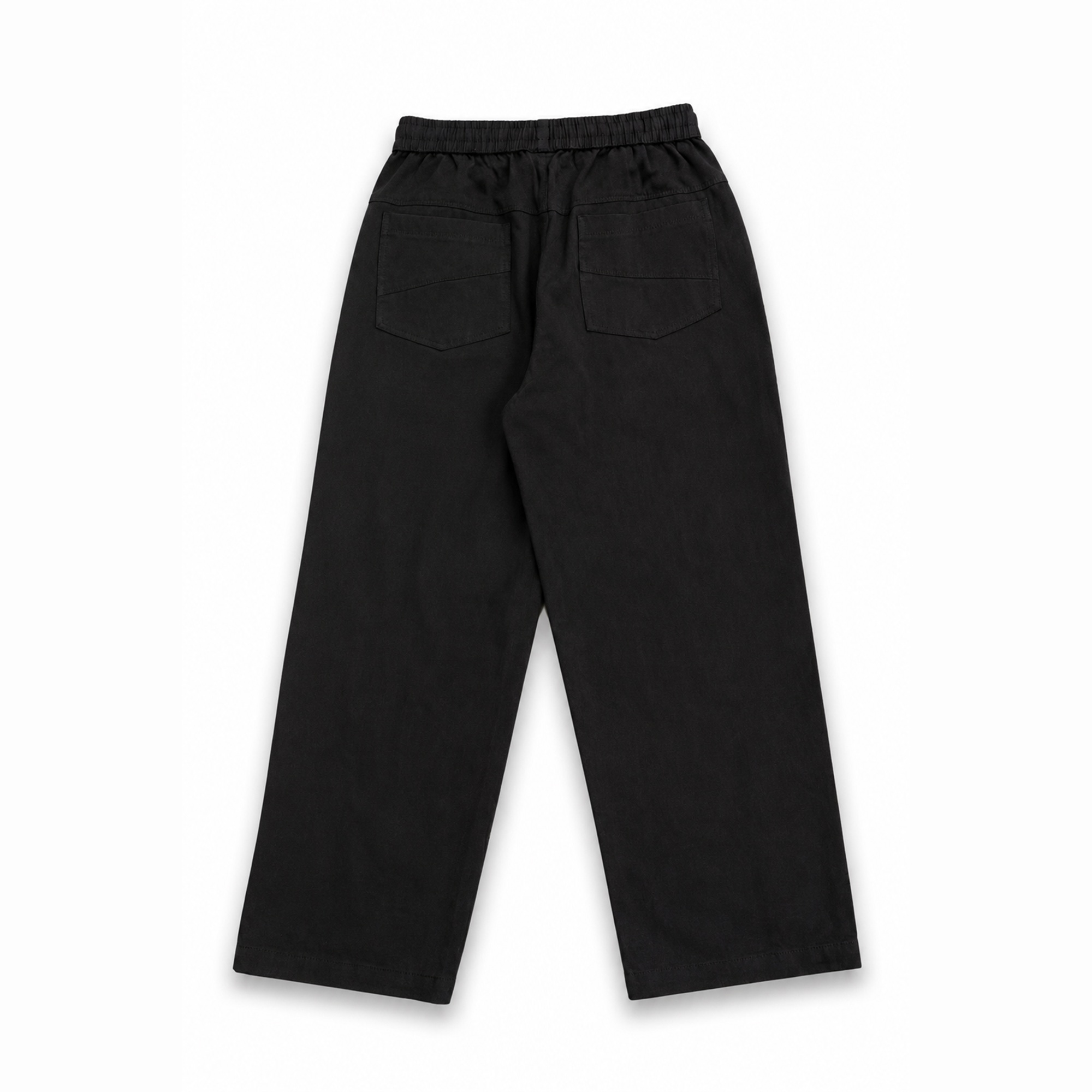 Baggy Fit Textured Cotton Trousers - Image 8