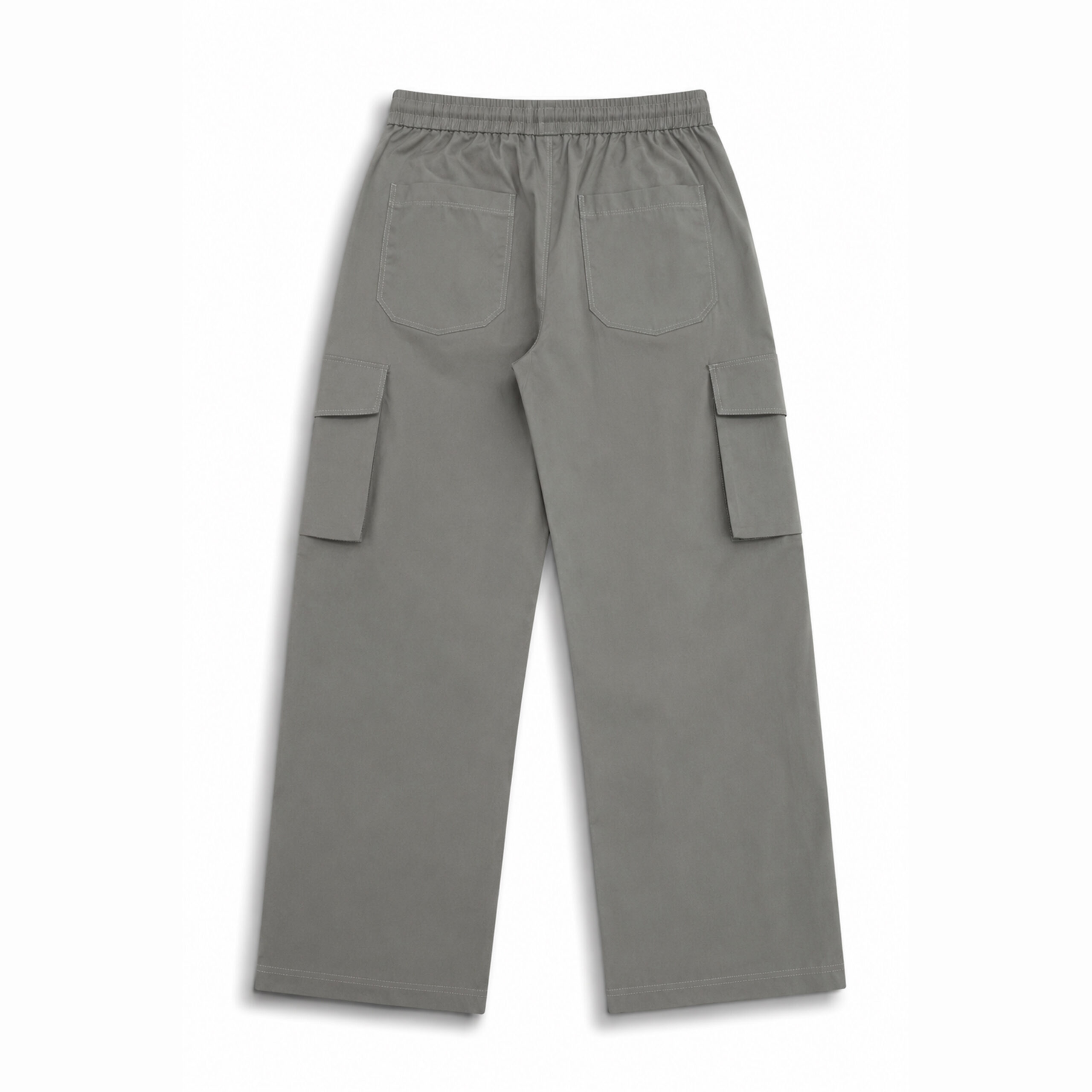 Baggy Fit Cargo Nylon Trousers - Image 14