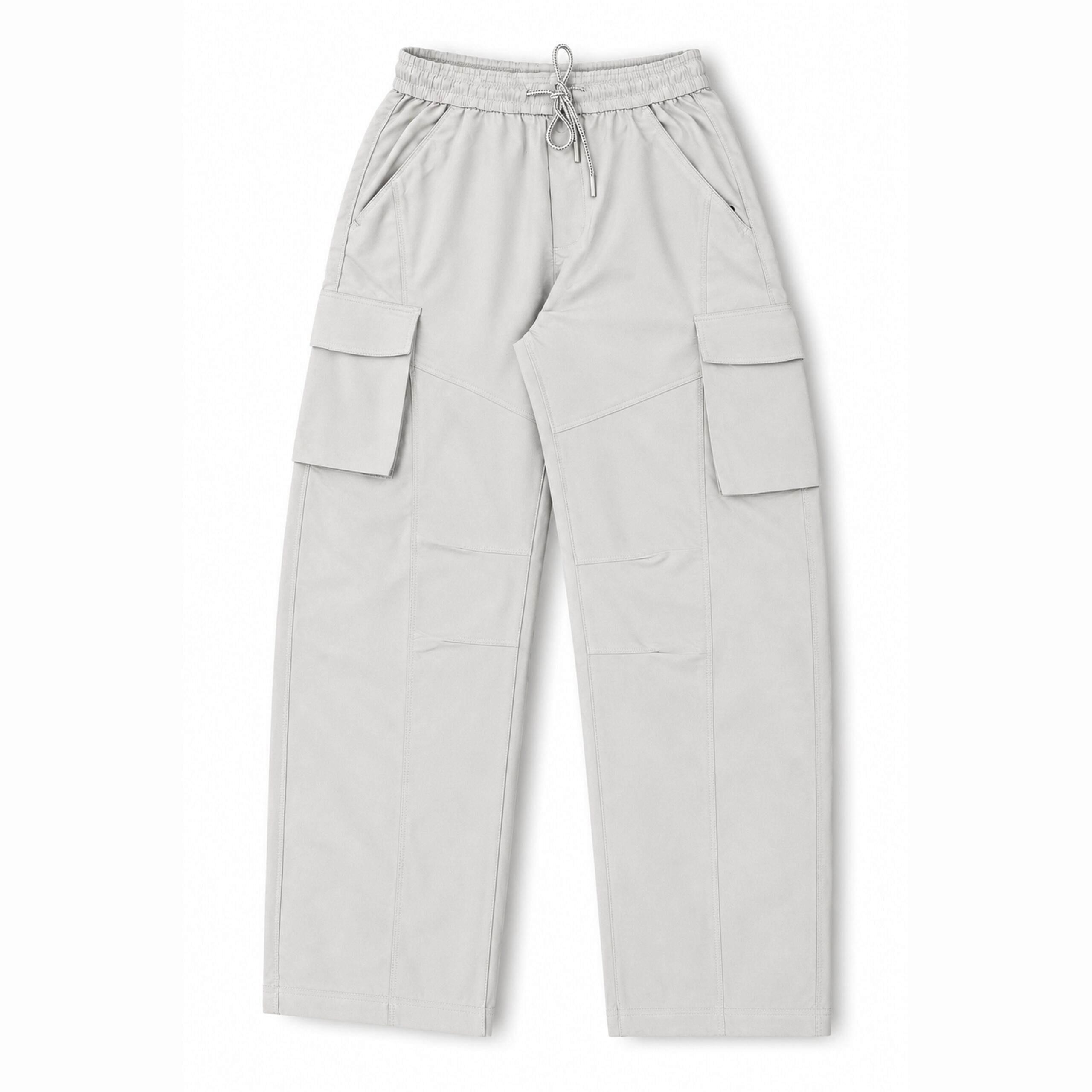 Baggy Fit Cargo Nylon Trousers - Image 3
