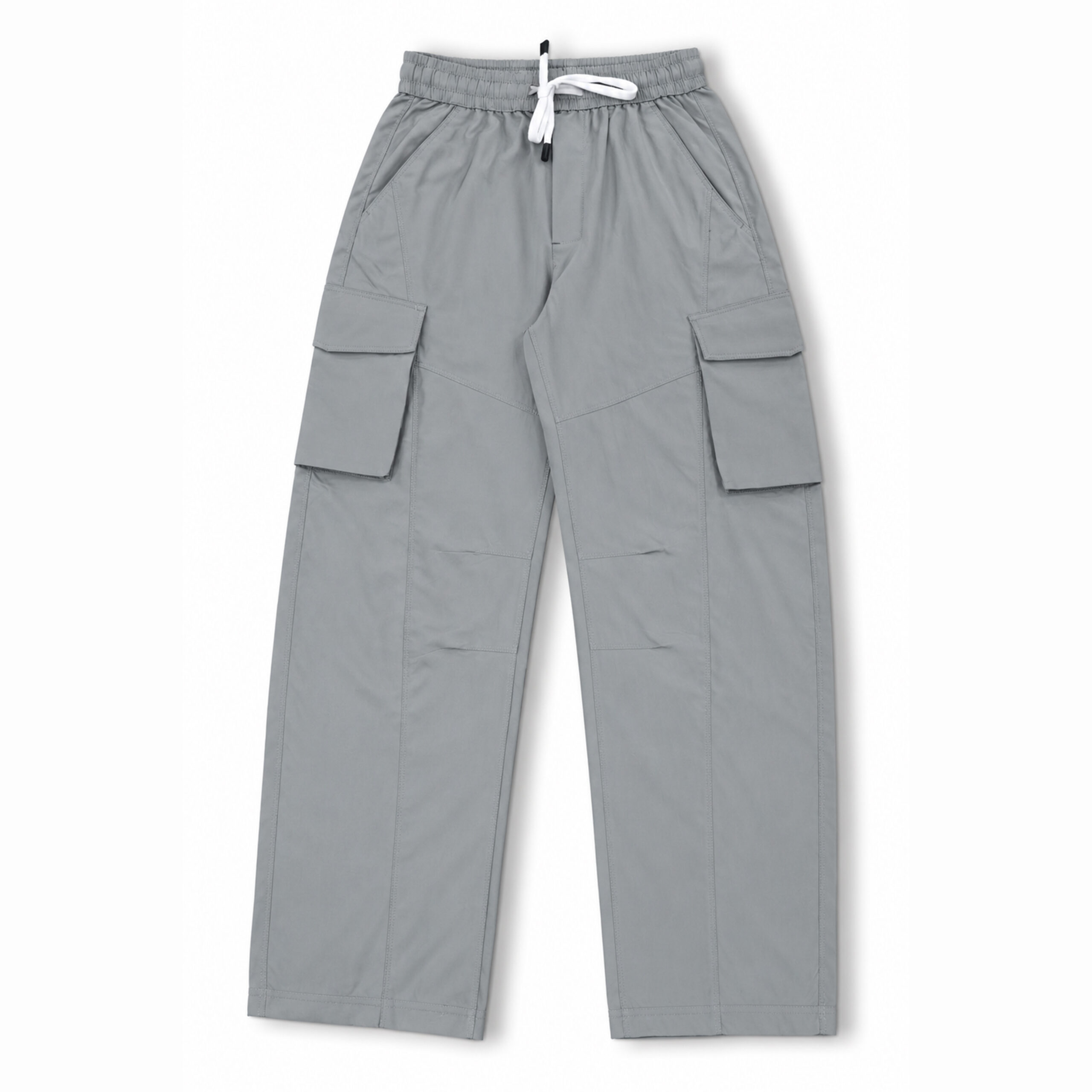 Baggy Fit Cargo Nylon Trousers - Image 6
