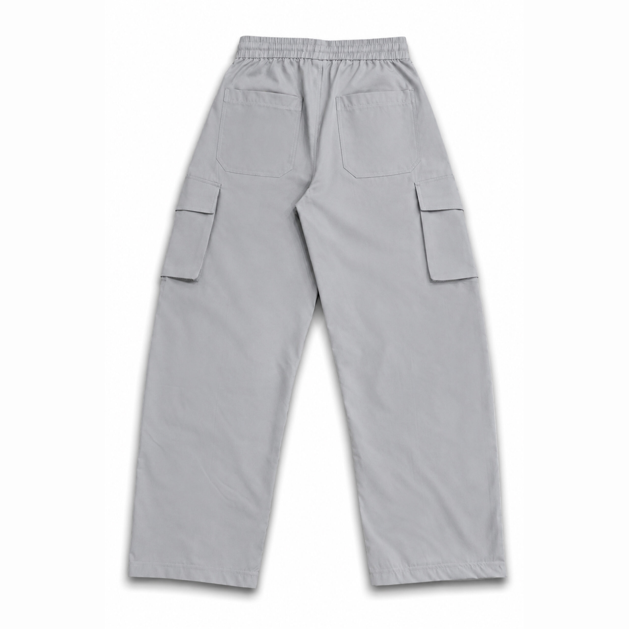 Baggy Fit Cargo Nylon Trousers - Image 8