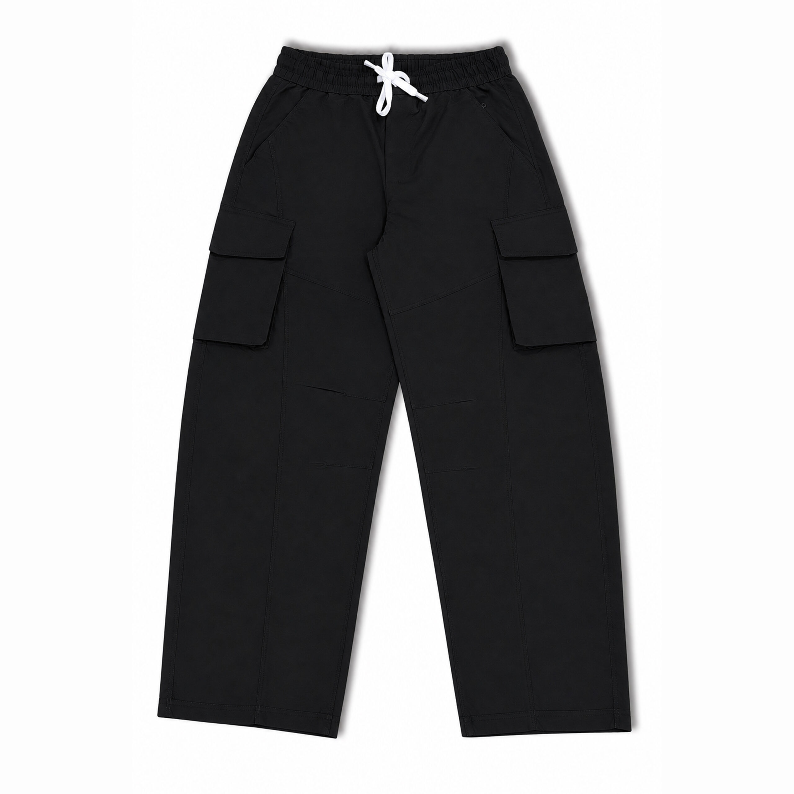 Baggy Fit Cargo Nylon Trousers - Image 18