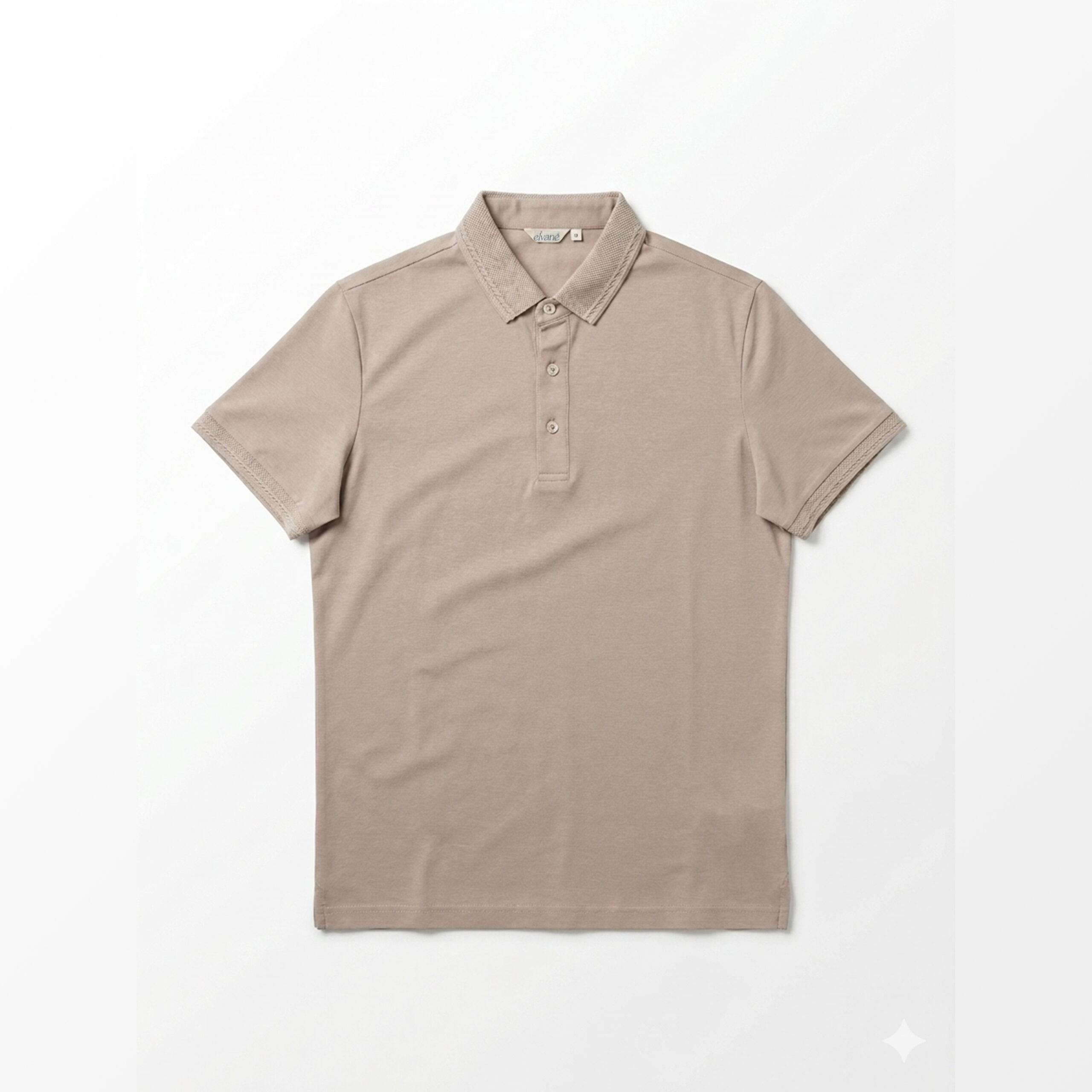 MUTED BROWN CLASSIC FIT POLO - Image 2