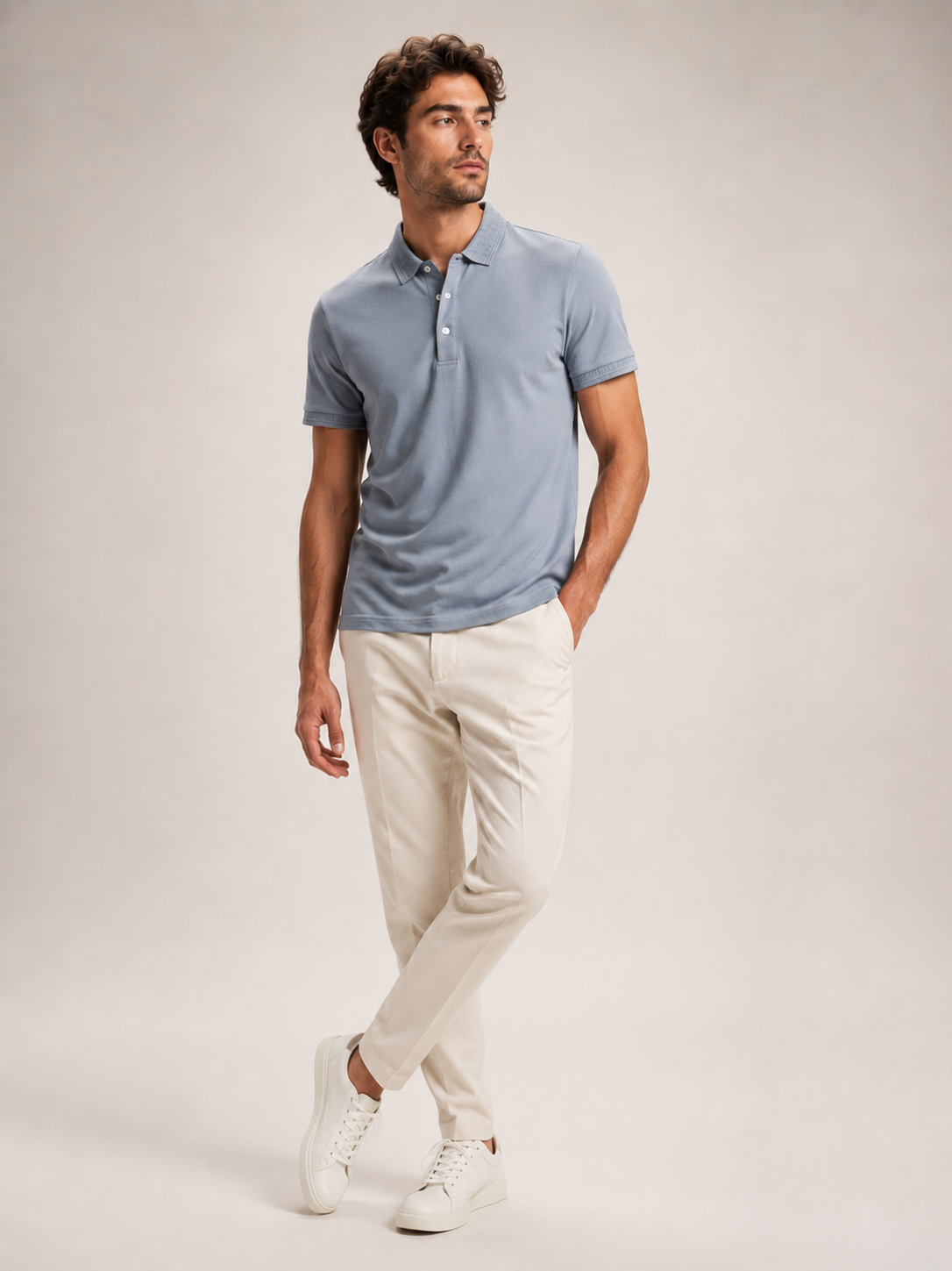 ICE BLUE CLASSIC FIT POLO